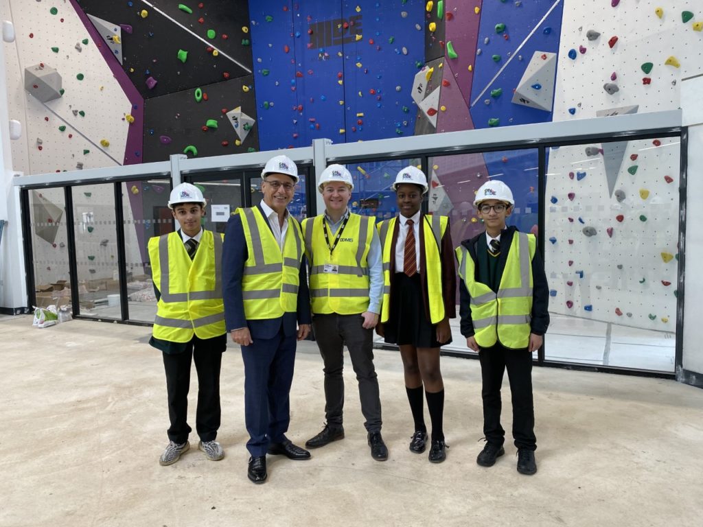 Theo Paphitis at HideOut Youth Zone