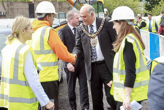 Groundbreaking at HideOut Youth Zone 