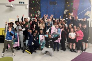 Group photo at event